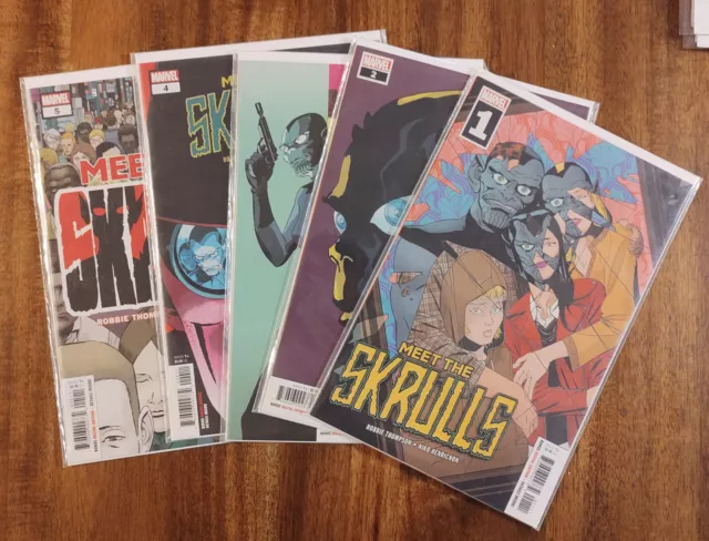Meet the Skrulls #1 2 3 4 5 (Marvel 2019) complete series 1st prints VF/NM to NM