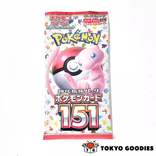 PACK Pokemon 151 SV2a Japanese Card Scarlet  Violet Sealed