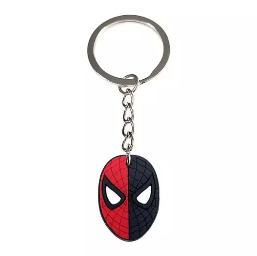 SpiderMan Keychain Silicone Funny Keyring Bag Pendant Couple Car Keyholder O