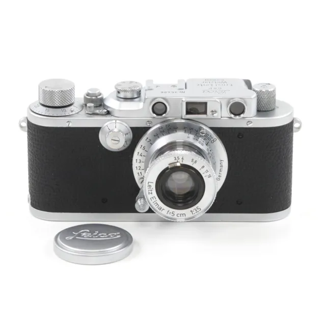 Leica I Conversion Iii Chrome + 50Mm F3.5 Elmar Short Tube Leica #4598