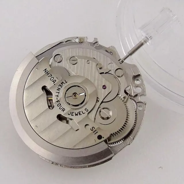 NH70/NH70A Hollow Automatic Watch Movement 21600 BPH 24 Jewels High Accuracy
