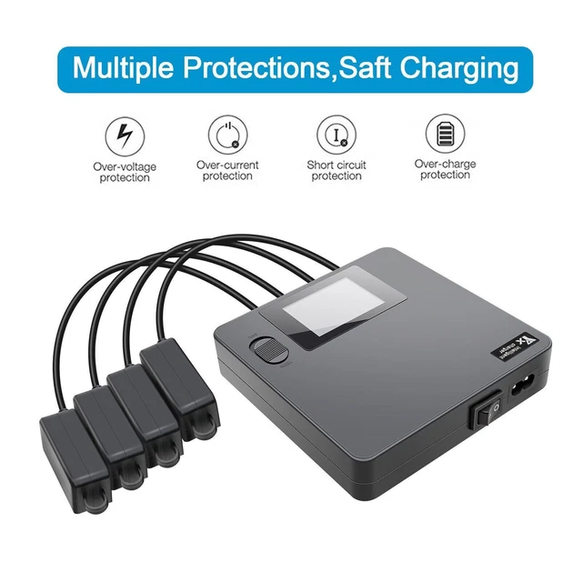 Chargeur de batterie pour DJI FLIP, chargeur de batterie 2 en 1