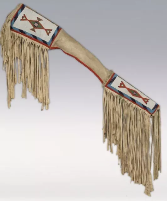 Gun Sleeve Rifle Sleeve With Fringes & Beads | 30" - 60" | Native American |S19