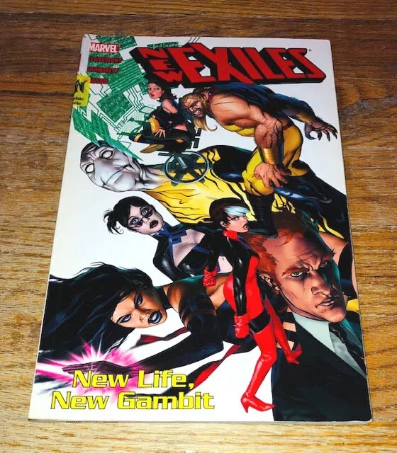 New Exiles New Life Gambit Volume 1 Ex-Library Marvel Graphic Novel Comics TPB
