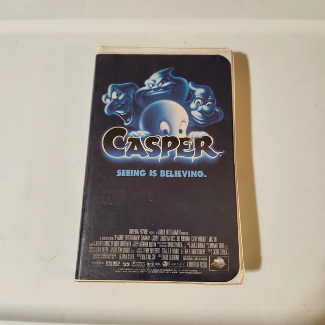 1995 CASPER MCA Universal VHS Family Movie Clamshell