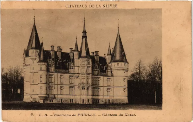 CPA AK Chateau de la Nievre - Env. de POUILLY - Chateau du Nozet (456856)