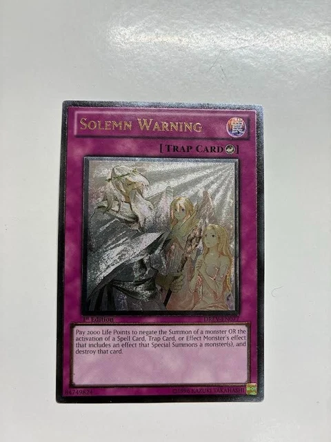 all new yugioh cards RA05-EN126 - Solemn Warning - Ultra Rare main image 0
