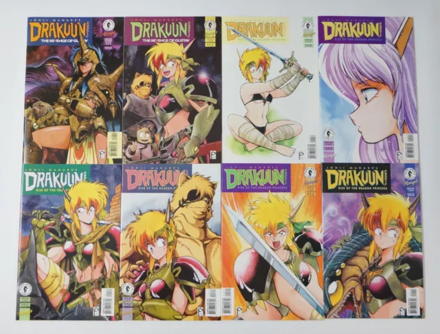 Johji Manabe's Drakuun #1-24 VF/NM complete series - Studio Proteus Manga set