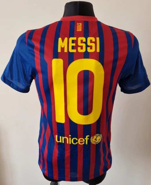 Maglia da calcio Nike Home del Barcellona 2011-2012 #10 Messi taglia Small