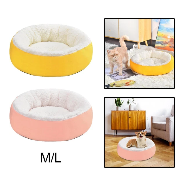 Tapis de lit doux en peluche pour animaux de compagnie, coussin de