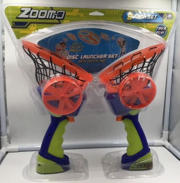 2022 NEW BLIP Toys Zoom O Disc Launcher Set with Catch Nets 2 pack Set