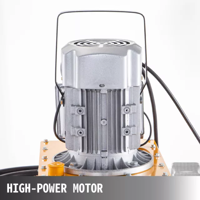 Electric Hydraulic Pump Single Acting Solenoid Valve 10000 PSI 7L Oil Capacity 2
