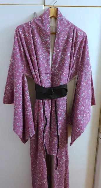 Kimono Haori Yukata Authentic Japanese kimono 100% natural silk Vintage
