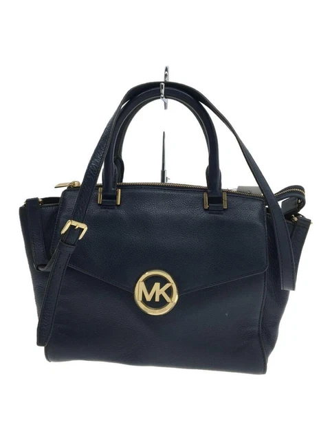 MICHAEL KORS Shoulder Bag Leather NVY 35H4GHUS3L Hudson Satchel Hudson Satchel