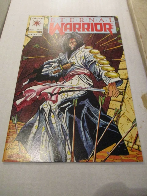 Eternal Warrior 4 NM+ 9.6-9.8 KEY 1st BLOODSHOT & Immortal Enemy! Early Valiant