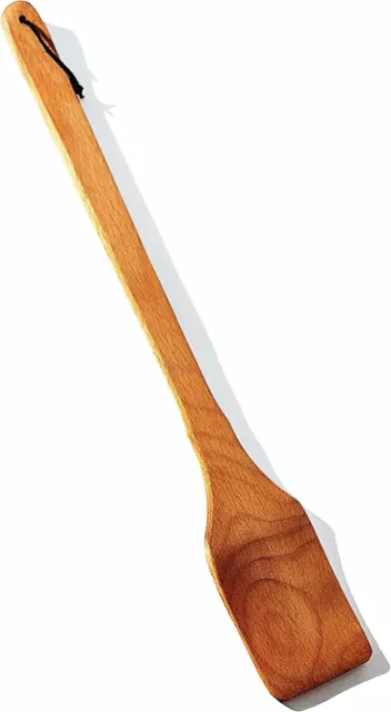 Large Wooden Spoon - 18-inch Heavy Duty Cajun Stir Paddle for Brown wood