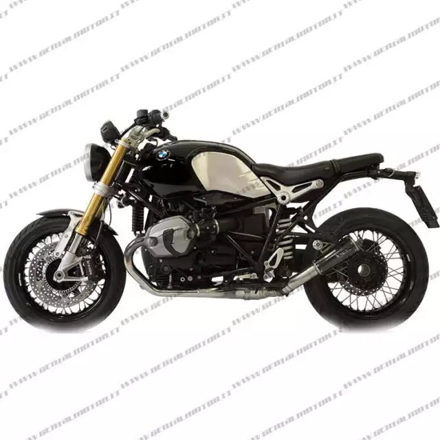 Bmw R Ninet 2014 > 2016 Auspuff HpCorse Gp07 Black Bmwgp100tlb-ab 2