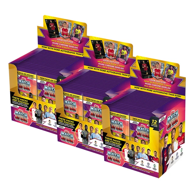 Champions League 2023/24 - Carte collezionabili - 3 display (108 booster)