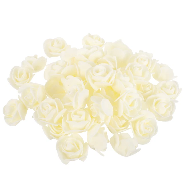 Aromaterapia Flores Boda Flores Artificiales Espuma Beige a Granel