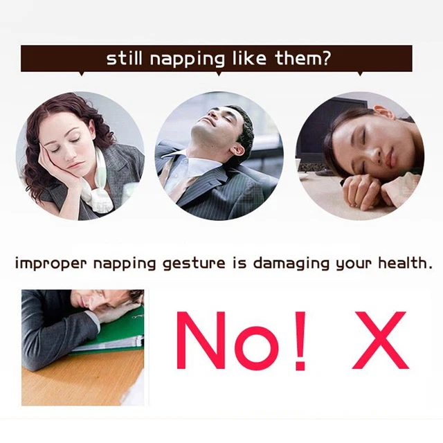 7 Shaped Travel Neck Pillow  Memory Foam Napping Pillow With pillowcase 2