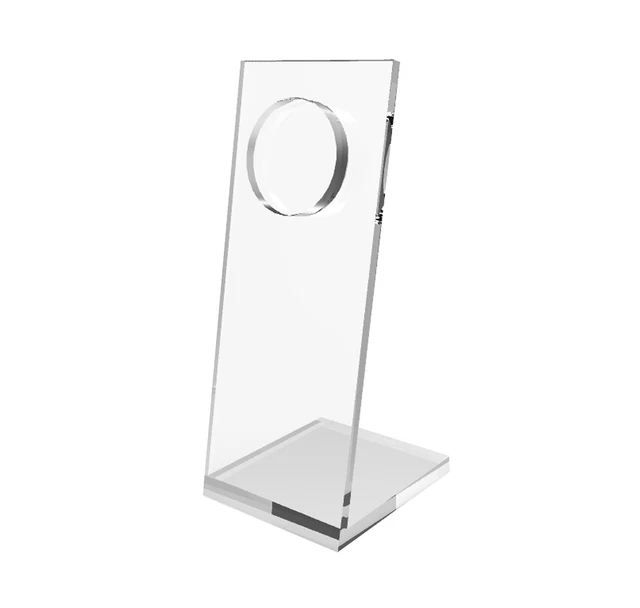 Clear Acrylic Plexiglass Necklace Jewelry Stand Countertop Display Holder Rack