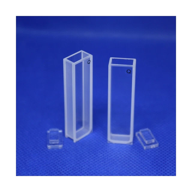 LAB4US UV Quartz 5mm Cuvette for Spectrophotometer (2pcs) Quartz Cuvette/Cell...