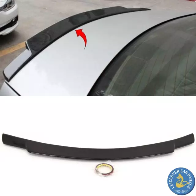 Real Carbon Fibre C74 Style Trunk Boot Lip Spoiler Mercedes C Class W204 Saloon