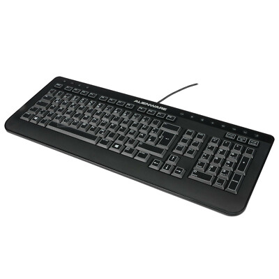 ALIENWARE SLIM GAMING Multimedia Keyboard SK-8165 Keyboard QWERTZ DE ...