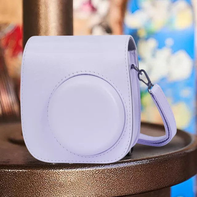 7 in 1 Camera Accessories Kit Album Camera Bag for Instax Mini 12 (Purple)