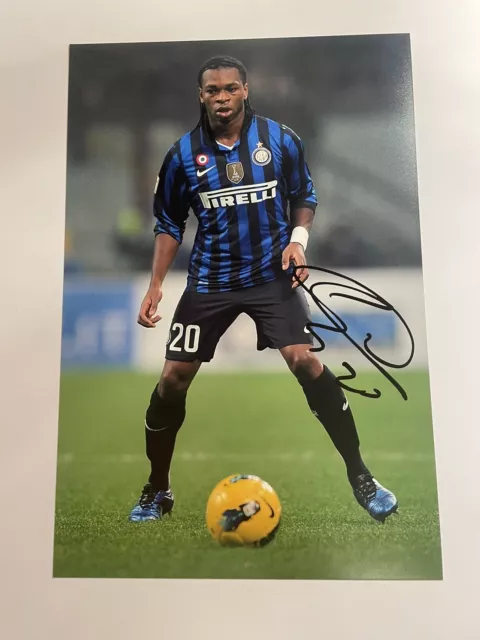 HANDSIGNIERT Joel Obi Inter Mailand 12X8 FOTO