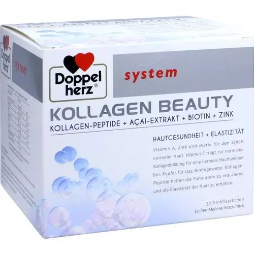 DOPPELHERZ Kollagen Beauty system Trinkfläschchen, 30 St PZN 13332904