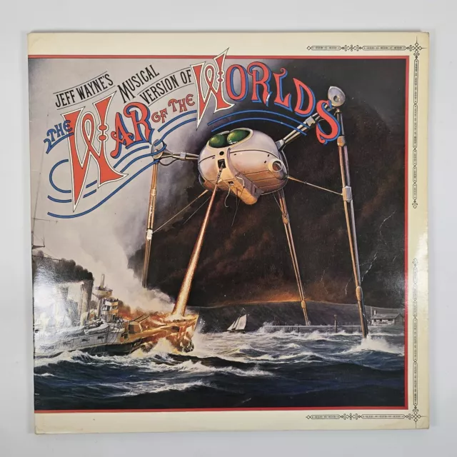 War of the World Jeff Wayne Vinyl 12" Doppel LP Schallplatte mit Buch CBS 1978 Sehr guter Zustand/Sehr guter Zustand