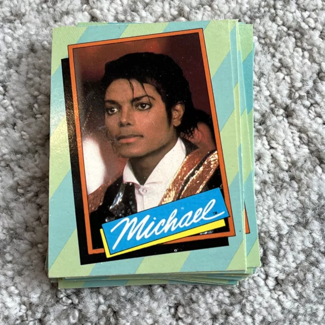 Michael Jackson 1984 Topps Series 2 Set Of 33 Cards