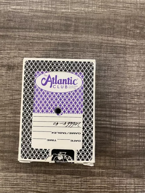 Atlantic Club Casino Atlantic City (Closed) Deck Of Cards