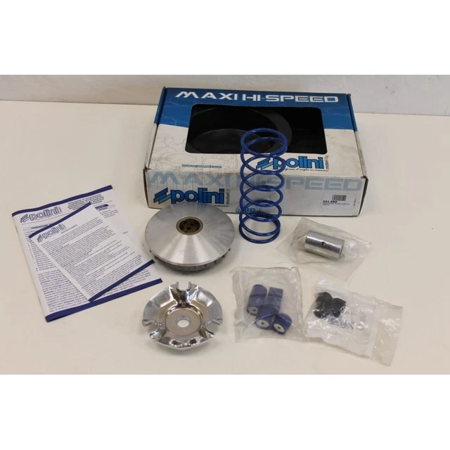 Polini Hi-Speed Variomatic Kit Set For Piaggio NRG Power MC3 AC 50 Scooters - Performance Upgrade