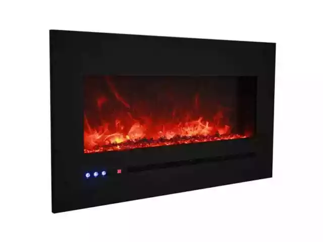 Amantii - Linear Electric Fireplace Series - WM-FML-88-9623-STL 2