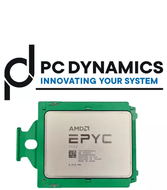 AMD Dell EPYC 7402 24C processore server 2,80 GHz 128 MB cache 100-000000046 SP3