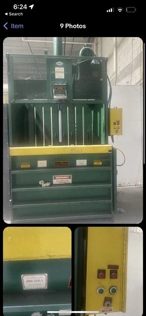 60-Inch Vertical Baler Cardboard