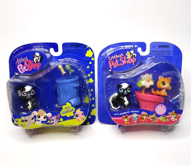 Lot De Figurines Littlest Pet Shop - 7 Animaux (réf. 606, 832, 368, 1605, 641, 2668)