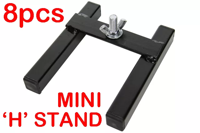 8 x Mini "H" Floor Stand suit LED PAR Can Mount Stage Lighting Effects Par56