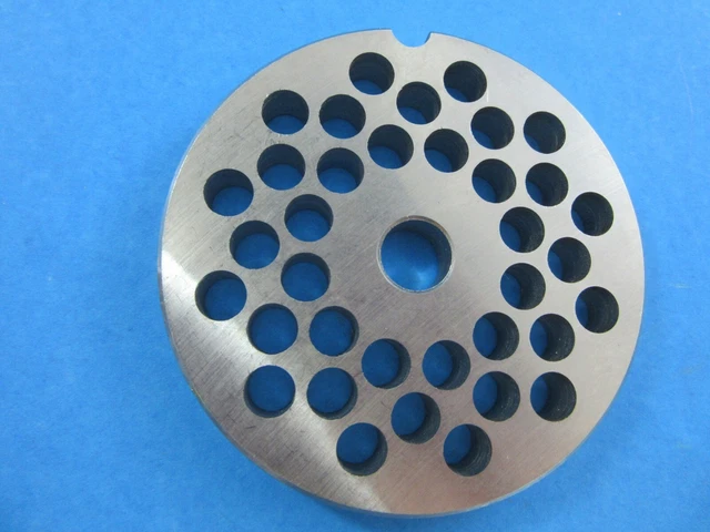 #22 x 5/16" holes STAINLESS Meat Food Grinder Plate Disc Hobart TorRey LEM etc