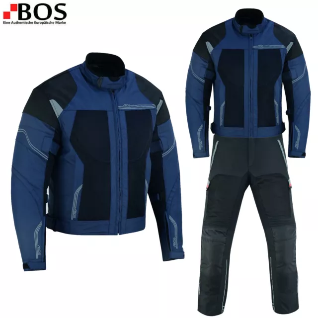 Herren Motorrad Rennanzug 2 teilige Motorrad Schutzanzüge Jacke + Hose Protekor