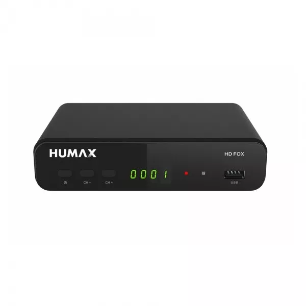 Humax HD Fox HDTV Sat Satellite Récepteur USB Pvr Prêt Utilisé