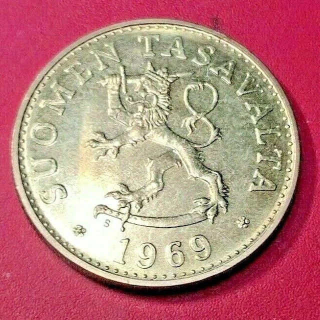 *Finland 50 penniä 1969 Albro * UNC state *