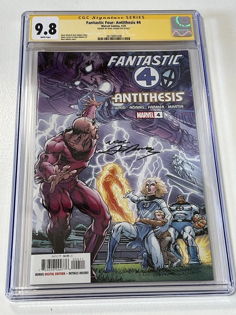 Fantastic Four Antithesis #4 9.8 CGC SS Signed By Neal Adams Signature Series