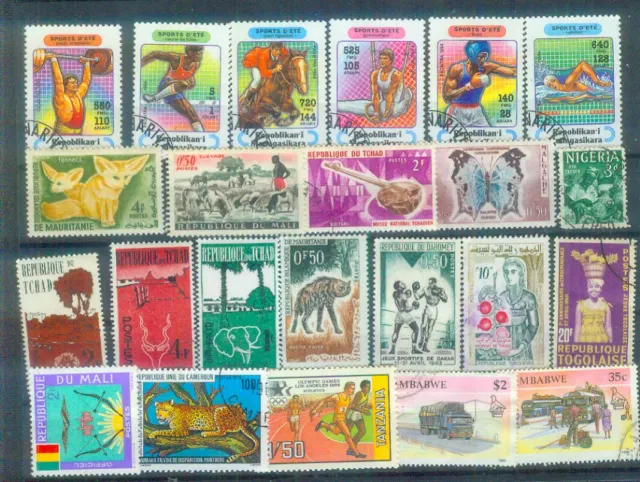 Schönes Lot Briefmarken aus Afrika