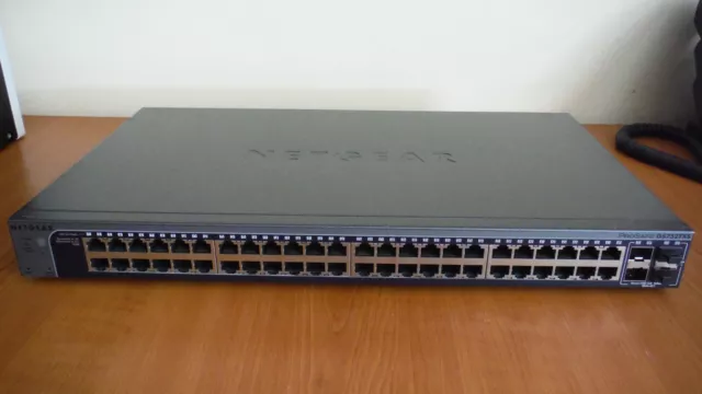 Netgear Prosafe GS752TXS 48 Port Gigabit Smart Switch with 4 X 10Gb SFP+ UPLINKS