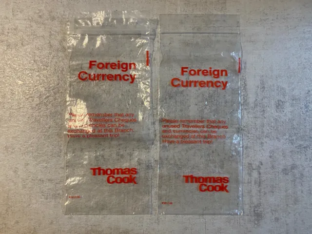 Thomas Cook Foreign Currency Bag X 2