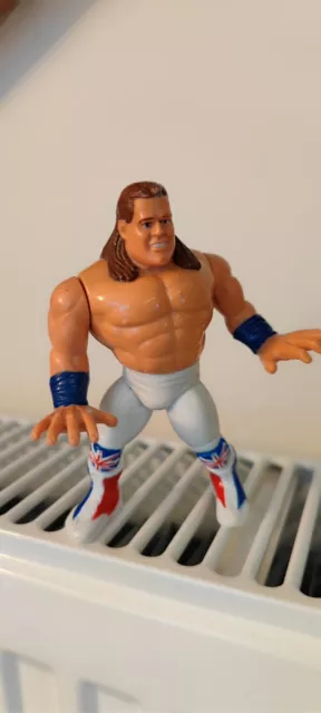 WWF Wrestling Figur Britisch Bulldog Hasbro