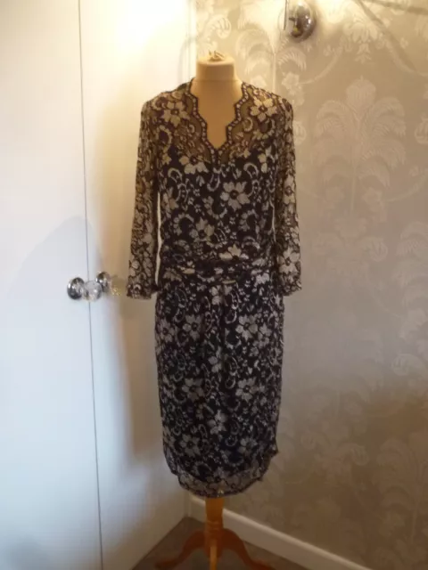 AVA for MARISOTA gold & black dress size 20 - BNWT